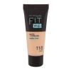 Maybelline Fit Me! Matte + Poreless Fondotinta donna 30 ml Tonalità 118 Nude