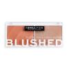 Revolution Relove Colour Play Blushed Duo Blush &amp; Highlighter Contouring palette donna 5,8 g Tonalità Queen