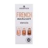 Essence French Manicure Stencils 01 Walk The Line Manicure donna Set