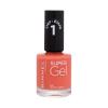 Rimmel London Super Gel STEP1 Smalto per le unghie donna 12 ml Tonalità 047 Spiced Coral