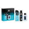 Adidas Ice Dive Pacco regalo eau de toilette 100 ml + deodorante 150 ml + gel doccia 250 ml