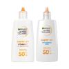 Set Protezione solare viso Garnier Ambre Solaire Super UV Hyaluronic Acid SPF50+ + Protezione solare viso Garnier Ambre Solaire Super UV Vitamin C SPF50+