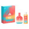 Adidas Vibes Happy Feels Pacco regalo eau de parfum 100 ml + doccia schiuma 100 ml