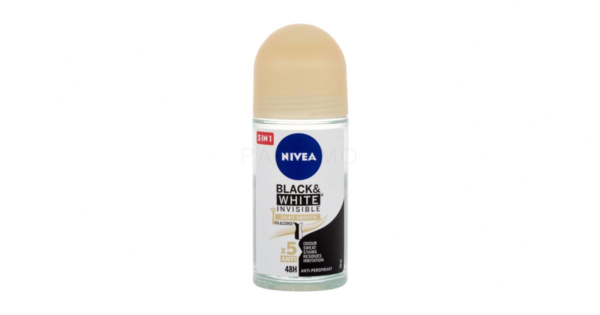 Buy Nivea (Women) Black & White Invisible Silky Smooth Roll On