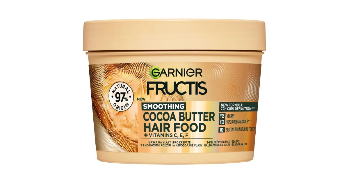 Garnier Fructis Hair Food Cocoa Butter Extra Smoothing Mask Maschera