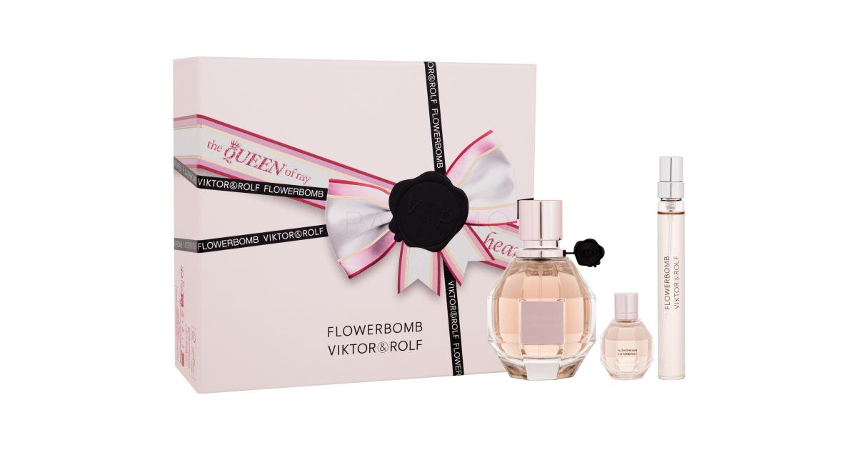 Viktor & Rolf Flowerbomb Pacco regalo eau de parfum 50 ml + eau de parfum  10 ml + eau de parfum 7 ml