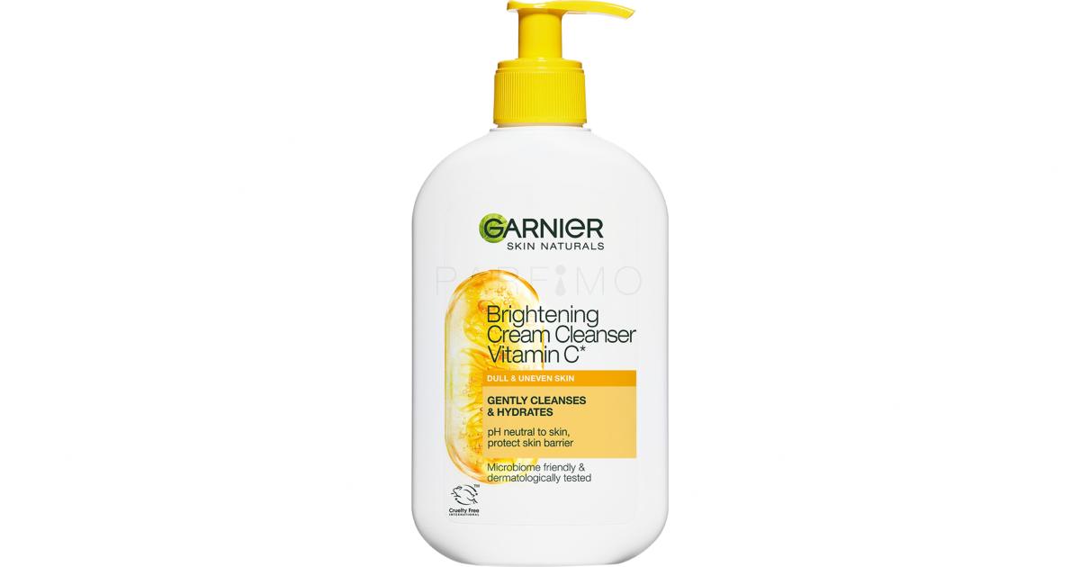 Garnier Skin Naturals Vitamin C Brightening Cream Cleanser Crema detergente  donna 250 ml