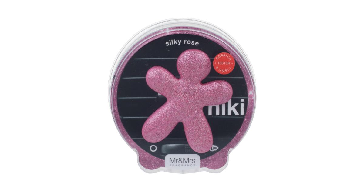 Mr&Mrs Fragrance Niki Silky Rose Deodorante per auto Ricaricabile 1 pz