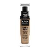 NYX Professional Makeup Can't Stop Won't Stop Fondotinta donna 30 ml Tonalità 12 Classic Tan