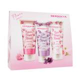 Dermacol Flower Power Pacco regalo doccia crema Magnolia Flower 200 ml + doccia crema Lilac Flower 200 ml + doccia crema Rose Flower 200 ml