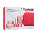 Clarins Multi-Active Collection Pacco regalo crema giorno per il viso Multi-Active Day Cream 50 ml+ crema notte per il viso Multi-Active Nuit Cream 15 ml + lucilabbra Lip Comfort Oil 1,4 ml 04 Pitaya + siero viso Double Serum 0,9 ml + borsa cosmetica