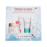 Clarins My Clarins Collection Pacco regalo crema viso Re-Boost Hydra-Energizing Cream 50 ml + crema occhi Re-Fresh Fatigue-Fighter Eye Care 15 ml + maschera notte per il viso Re-Charge Hydra-Replumping Night Mask 15 ml + gel detergente Re-Move Purifying Cleansing Gel 5 ml