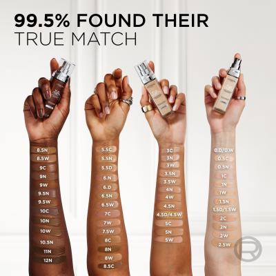 L&#039;Oréal Paris True Match Super-Blendable Foundation Fondotinta donna 30 ml Tonalità 1.D/1.W