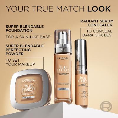 L&#039;Oréal Paris True Match Super-Blendable Foundation Fondotinta donna 30 ml Tonalità 1.N