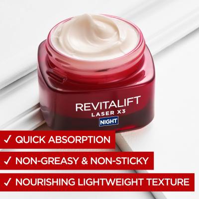 L&#039;Oréal Paris Revitalift Laser X3 Night Cream Crema notte per il viso donna 50 ml