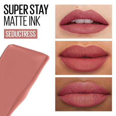 Maybelline Super Stay Matte Ink Liquid Rossetto donna 5 ml Tonalità 65 Seductress