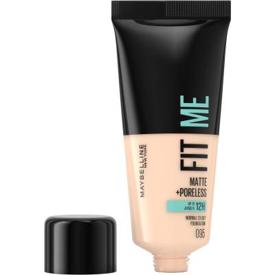 Maybelline Fit Me! Matte + Poreless Fondotinta donna 30 ml Tonalità 95 Fair Porcelain