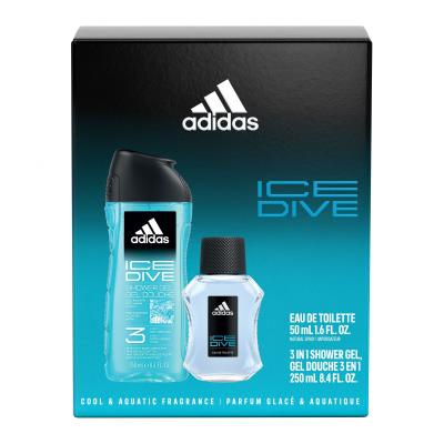 Adidas Ice Dive Pacco regalo eau de toilette 50 ml + doccia gel 250 ml