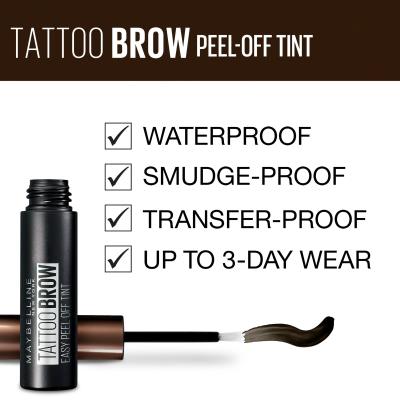 Maybelline Tattoo Brow Tinta sopracciglia donna 4,6 g Tonalità Medium Brown