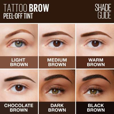 Maybelline Tattoo Brow Tinta sopracciglia donna 4,6 g Tonalità Dark Brown