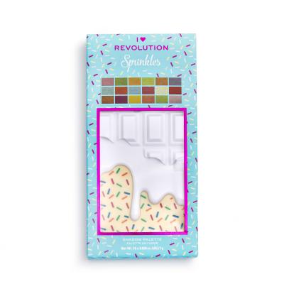 I Heart Revolution Chocolate Eyeshadow Palette Ombretto donna 18 g Tonalità Sprinkles