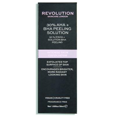 Revolution Skincare Skincare 30% AHA + BHA Peeling Solution Peeling viso donna 30 ml