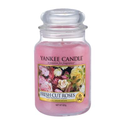 Yankee Candle Fresh Cut Roses Candela profumata 623 g