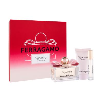 Ferragamo Signorina Pacco regalo eau de parfum 100 ml + lozione corpo 50 ml + eau de parfum 10 ml