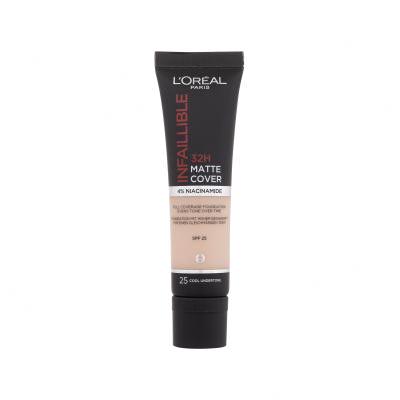 L'Oréal Paris Infaillible 32H Matte Cover SPF25 Fondotinta donna 30 ml Tonalità 25 Cool