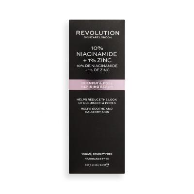 Revolution Skincare Skincare 10% Niacinamide + 1% Zinc Siero per il viso donna 60 ml