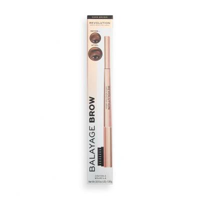 Makeup Revolution London Balayage Brow Matita sopracciglia donna 0,38 g Tonalità Dark Brown