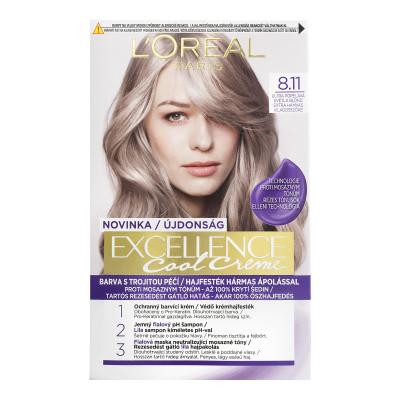 L'Oréal Paris Excellence Cool Creme Tinta capelli donna 48 ml Tonalità 8,11 Ultra Ash Light Blond