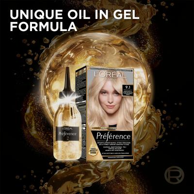 L&#039;Oréal Paris Préférence Cool Blondes Tinta capelli donna 60 ml Tonalità 9.12