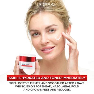 L&#039;Oréal Paris Revitalift Duo Set Pacco regalo crema giorno Revitalift 50 ml + crema viso notte Revitalift 50 ml