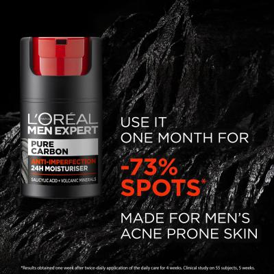 L&#039;Oréal Paris Men Expert Pure Carbon Anti-Imperfection Daily Care Crema giorno per il viso uomo 50 ml