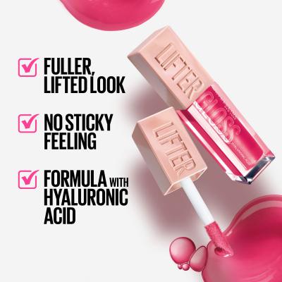 Maybelline Lifter Gloss Lucidalabbra donna 5,4 ml Tonalità 005 Petal