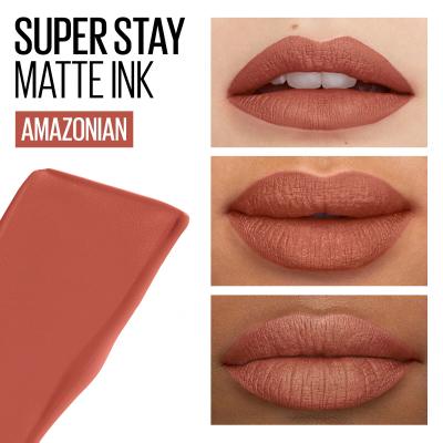 Maybelline Super Stay Matte Ink Liquid Rossetto donna 5 ml Tonalità 70 Amazonian