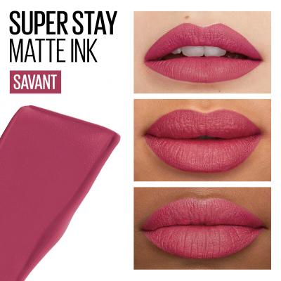 Maybelline Super Stay Matte Ink Liquid Rossetto donna 5 ml Tonalità 155 Savant