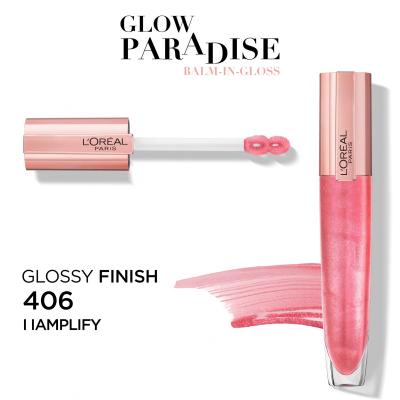 L&#039;Oréal Paris Glow Paradise Balm In Gloss Lucidalabbra donna 7 ml Tonalità 406 I Amplify