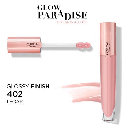 L&#039;Oréal Paris Glow Paradise Balm In Gloss Lucidalabbra donna 7 ml Tonalità 402 I Soar