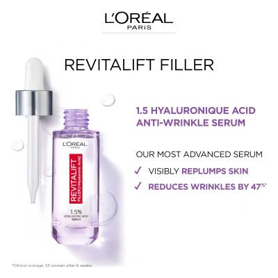 L&#039;Oréal Paris Revitalift Filler HA 1,5% Siero per il viso donna 50 ml