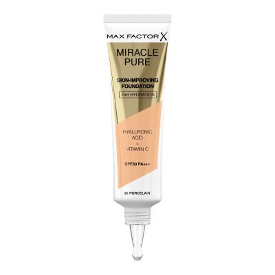 Max Factor Miracle Pure Skin-Improving Foundation SPF30 Fondotinta donna 30 ml Tonalità 30 Porcelain