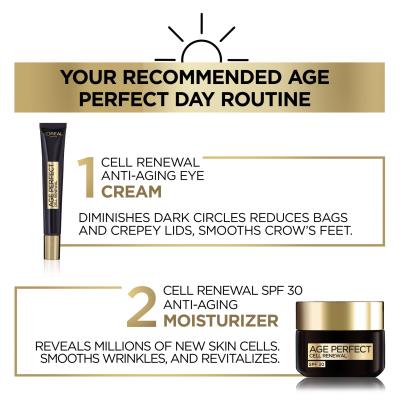 L&#039;Oréal Paris Age Perfect Cell Renew Day Cream SPF30 Crema giorno per il viso donna 50 ml