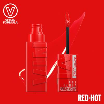 Maybelline Superstay Vinyl Ink Liquid Rossetto donna 4,2 ml Tonalità 25 Red-Hot