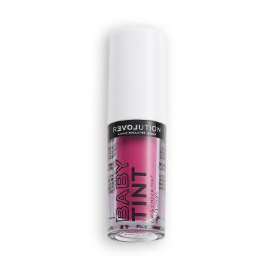 Revolution Relove Baby Tint Lip &amp; Cheek Rossetto donna 1,4 ml Tonalità Fuchsia