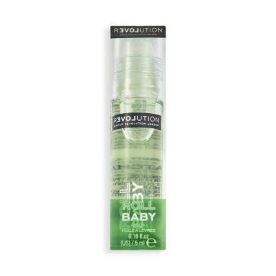 Revolution Relove Baby Roll Lip Oil Olio labbra donna 5 ml Tonalità Matcha