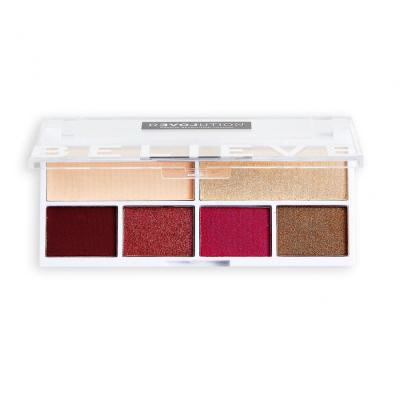 Revolution Relove Colour Play Shadow Palette Ombretto donna 5,2 g Tonalità Believe