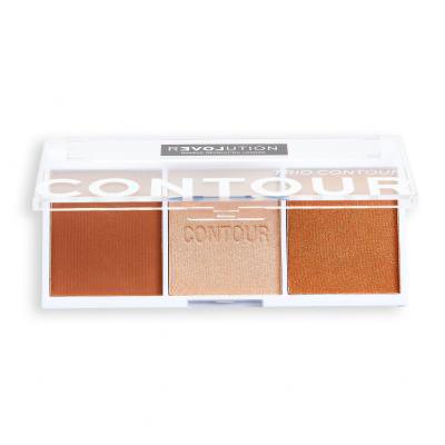 Revolution Relove Colour Play Contour Trio Contouring palette donna 6 g Tonalità Baked Sugar