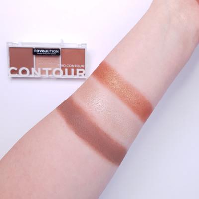 Revolution Relove Colour Play Contour Trio Contouring palette donna 6 g Tonalità Baked Sugar