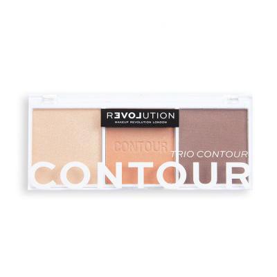 Revolution Relove Colour Play Contour Trio Contouring palette donna 6 g Tonalità Bronze Sugar